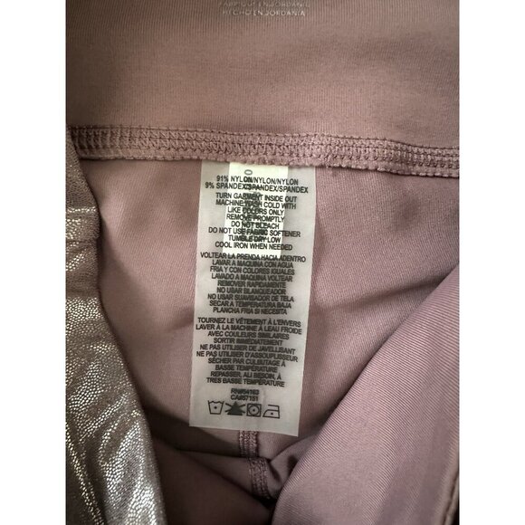 Calvin Klein Metallic-Print High-Waist 7/8 Length Leggings New - Picture 8 of 16